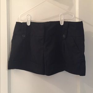 Black dress shorts